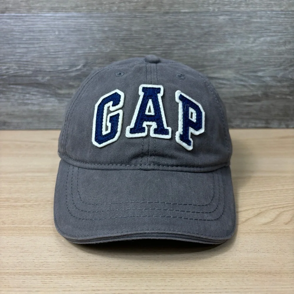 Gap Hat Cap Baby Gray Blue Vintage Arc Logo‎ Kids Boys
